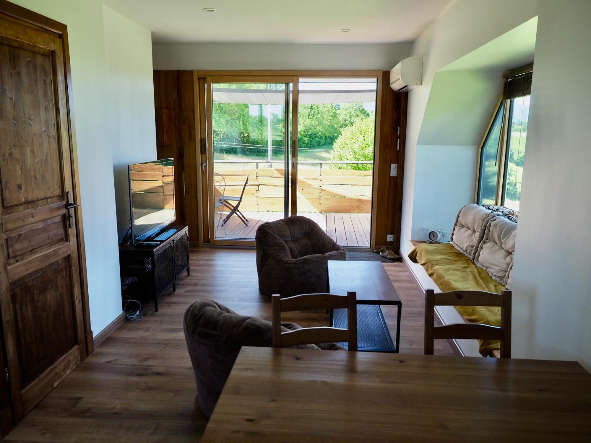 Ferienwohnung Udee Belle Vue Gan Exterior foto
